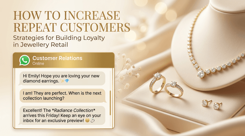 How to Increase Repeat Customers in Your Jewellery Store Using WhatsApp Automation